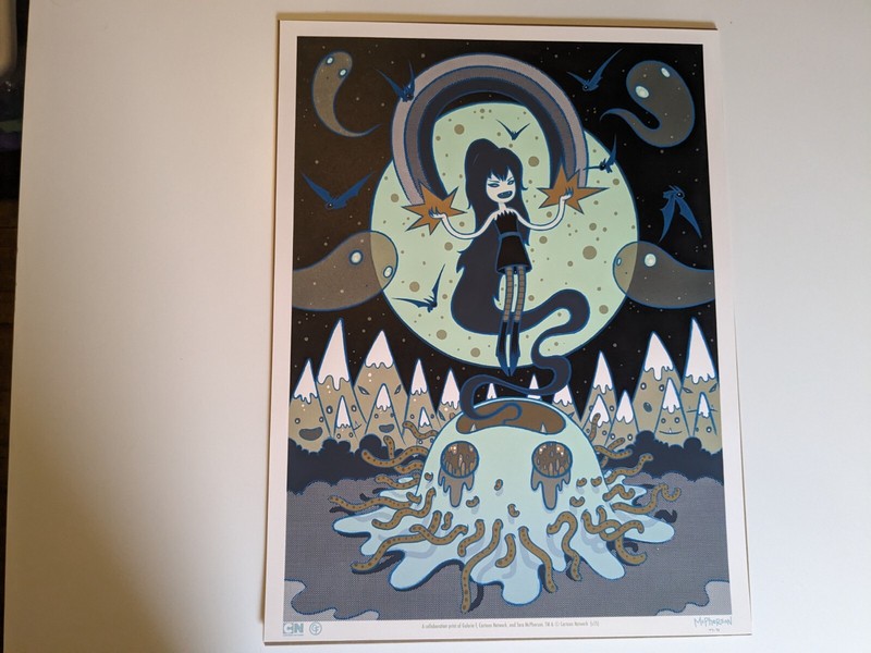 Tara McPherson Marceline Adventure time Variant 18X24 Ed of 75 Print