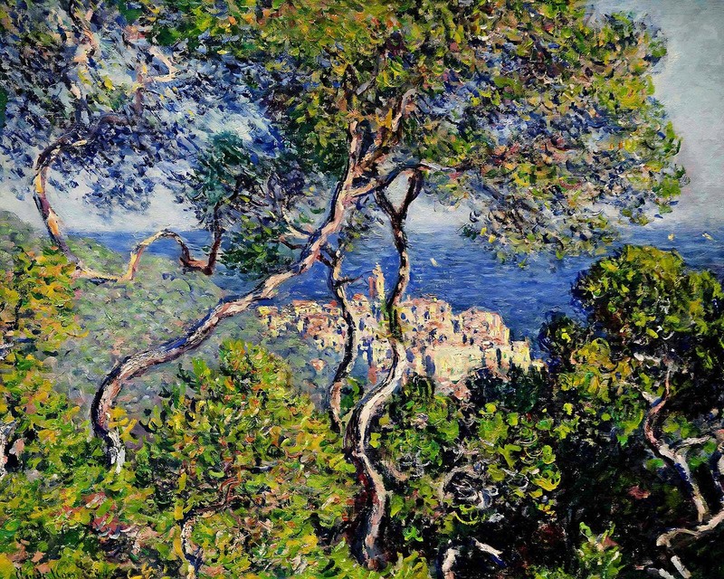 Bordighera Painting by Claude Monet 8×10″ Art Print