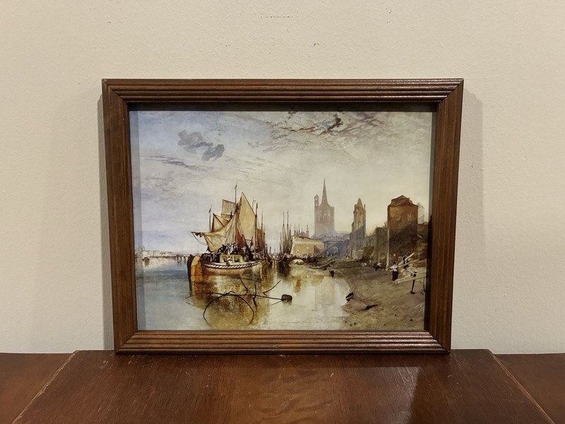 Turner Landscape Cologne 12×9.5 Framed Print Nautical Boat Gallery Wall Art