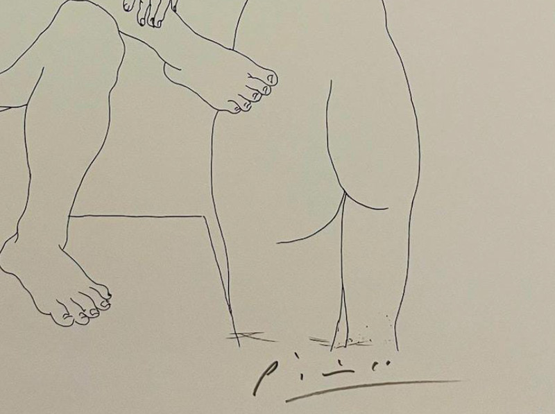 Pablo Picasso, Original signed Print, COA and appraisal for $3,500 USD.*/ gallery