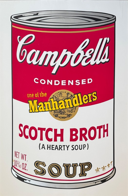 ANDY WARHOL Cambells Soup-"Scotch Broth"- Original Edition-Authentic- See Letter gallery