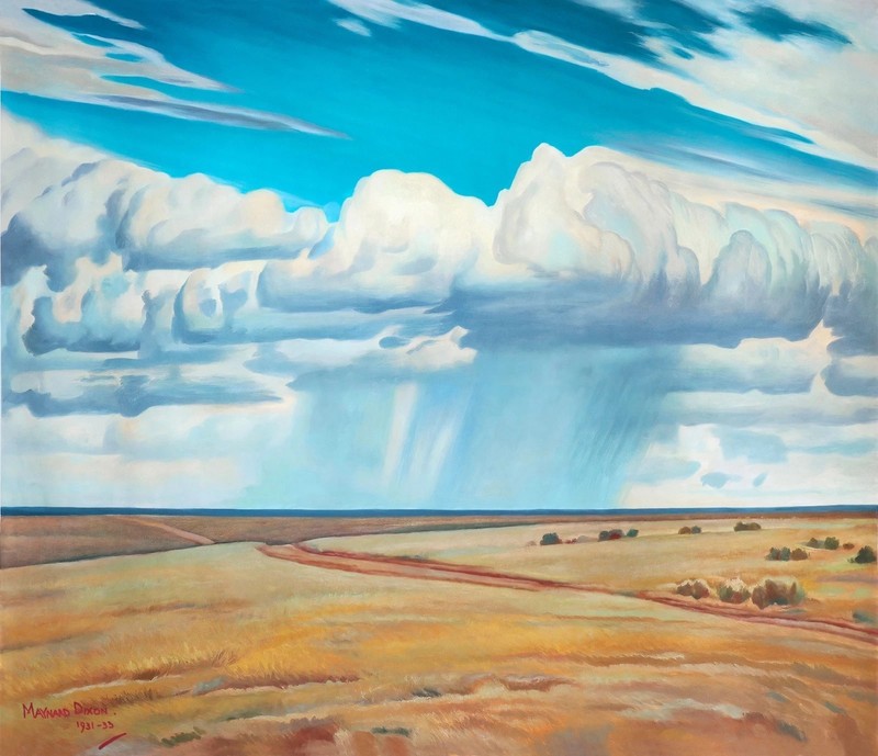Maynard Dixon The Plains VINTAGE ART poster print Antique painting gallery