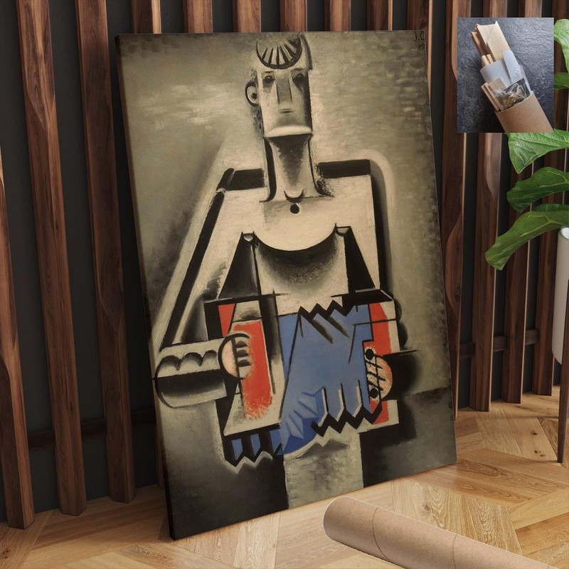 Portrait Josef Capek Accordionist CANVAS WALL ART 20×30 in