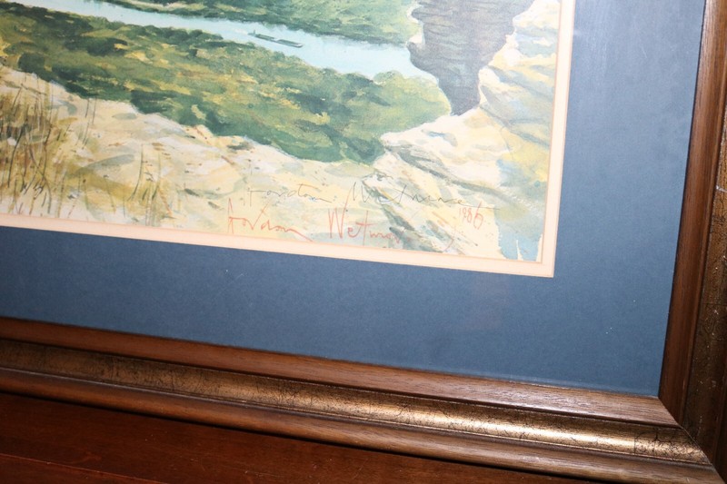 Tennessee Artist Gordon Wetmore 1938-2011 Signed Ltd Ed Print Signal Mountain gallery