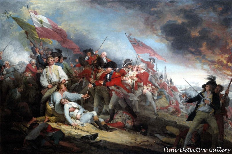 «The Battle of Bunker Hill» by John Trumbull – Revolutionary War Art Print