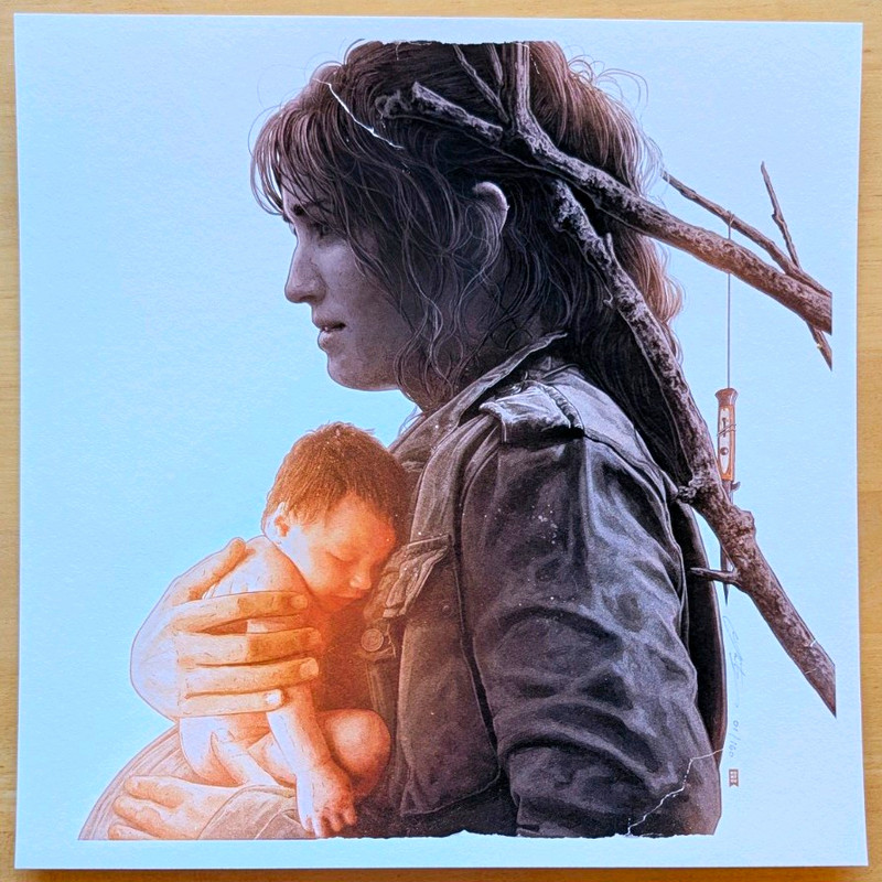 The Last of Us Ashley Johnson Baby Ellie HBO Signed Print by Jake Kontou #01/160