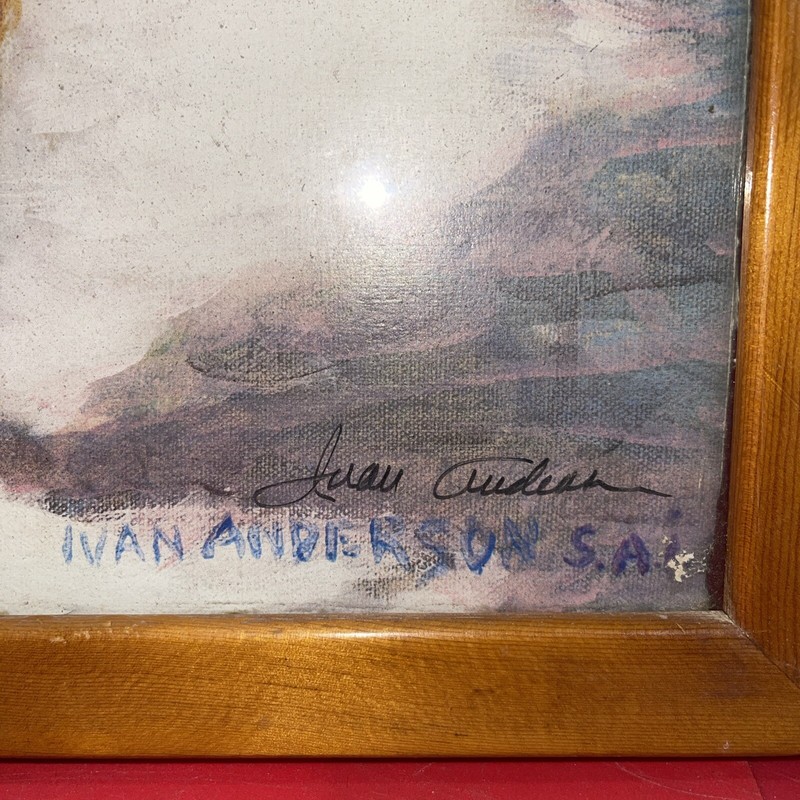 IVAN ANDERSON S.A.i. "SECRETS" Boy & Girl Print SIGNED & FRAMED gallery