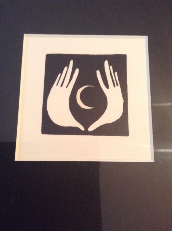 16" BY 12" FRAMED MARVIN HILL 4-BLOCK PRINT BLACK/WHITE SIGNED "ELEMENTS" 13/40 gallery