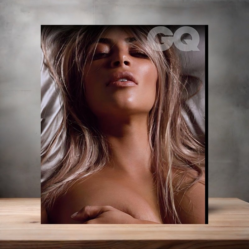 Kim Kardashian NSFW posters on metal prints. Sexy, beautiful adult photos