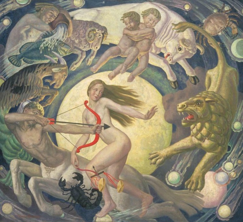 The Zodiac : Ernest Procter : 1925 : Archival Quality Art Print 13x19