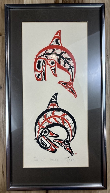 Roy Henry Vickers Framed Art Miracle Signed 92/195 Serigraph Silkscreen Original