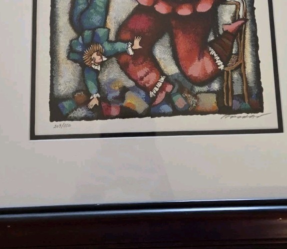Estate Sale - Michael Kachan Balancing Act # 209/300 Print COA Artist Signed gallery