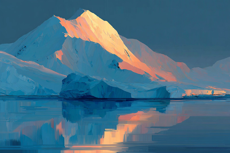 Antarctica 36×24 Giclée Art Print Ltd 1/25 Signed COA Rombley H18