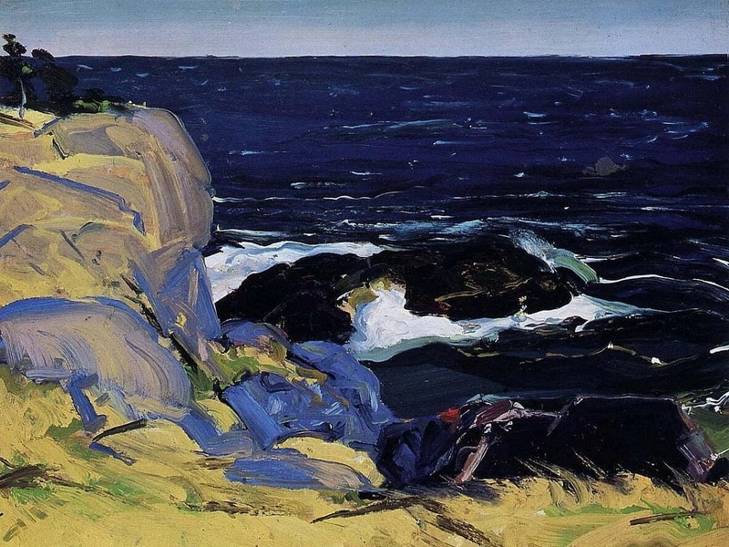 George Bellows - West Wind (1913) VINTAGE art print antique painting