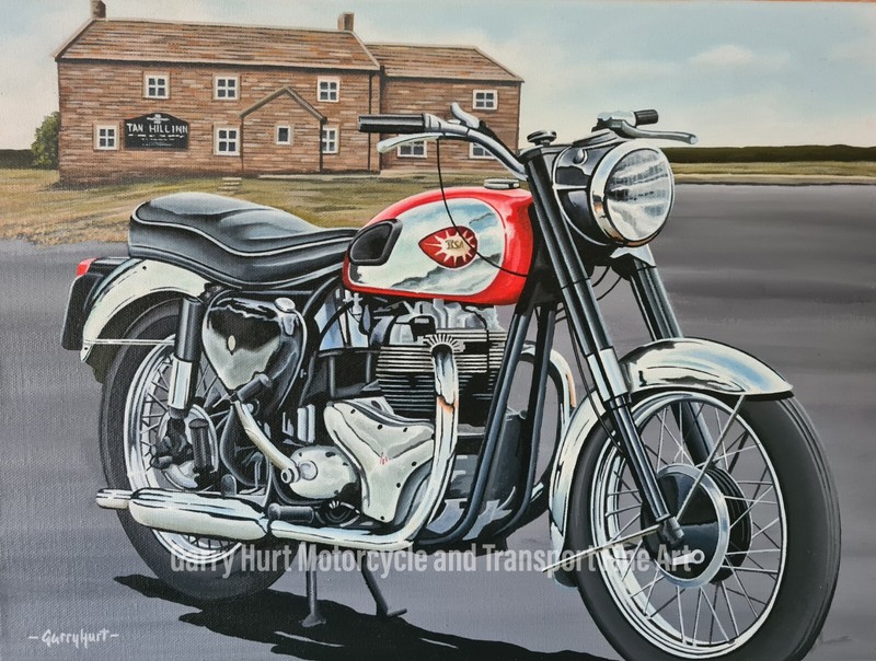 BSA super rocket Motorcycle A3 Size Limited Edition Print
