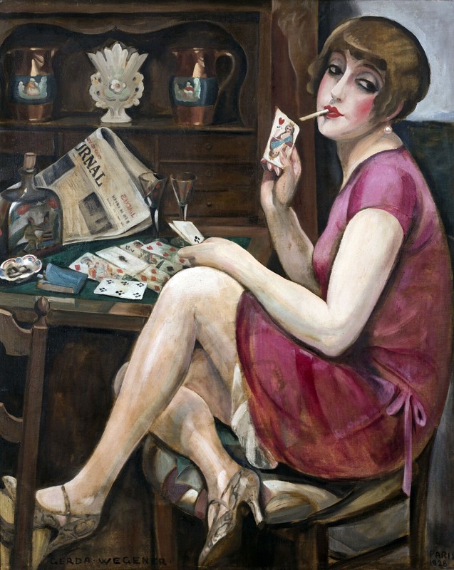 Gerda Wegener : Queen of Hearts : 1928 : Archival Quality Art Print