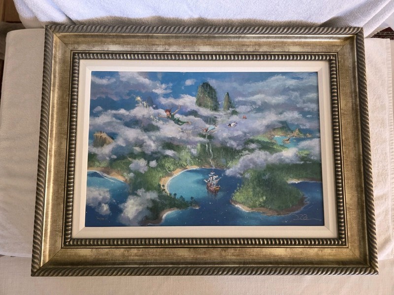 James Coleman Signed Numbered Framed Giclée Canvas First Look At Neverland 2005