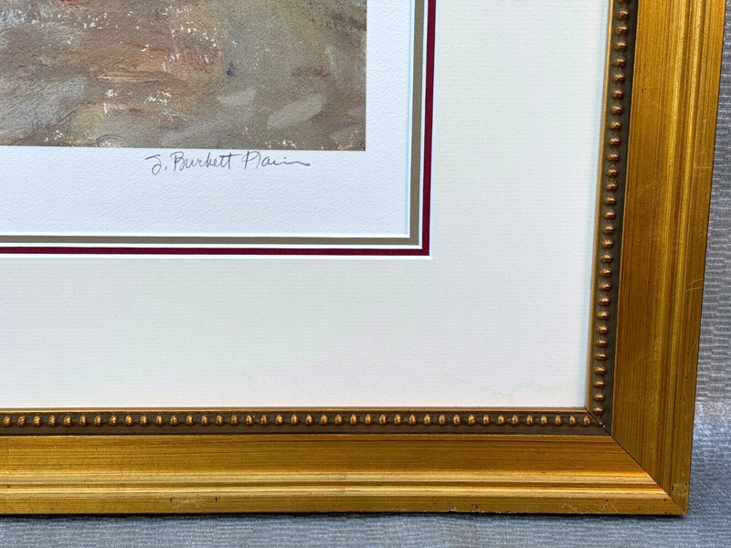 SHARON BURKETT KAISER SEASCAPE LITHOGRAPH PENCIL SIGNED ARCHES PAPER COA 65/195 gallery