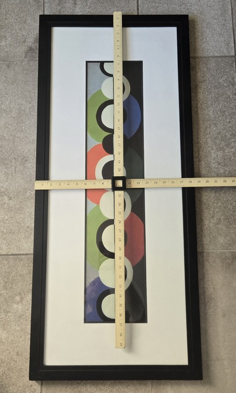 Robert Delaunay Endless Rhythm Framed Print Modern Orphist Art 42x18.5" gallery