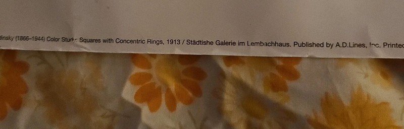Vintage Lithograph WASSILY KANDINSKY OFFSET 2001 RARE FARBSTUDIE QUADRALE 1913 gallery