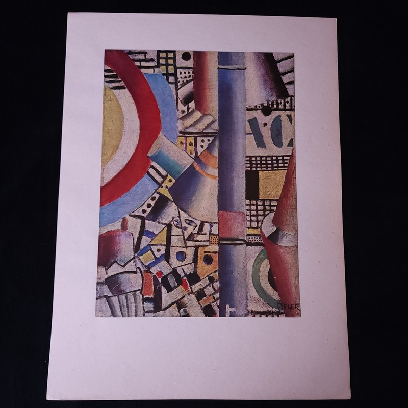 1947 After Fernand Léger Clowns Original Period Lithograph Vintage Art Print