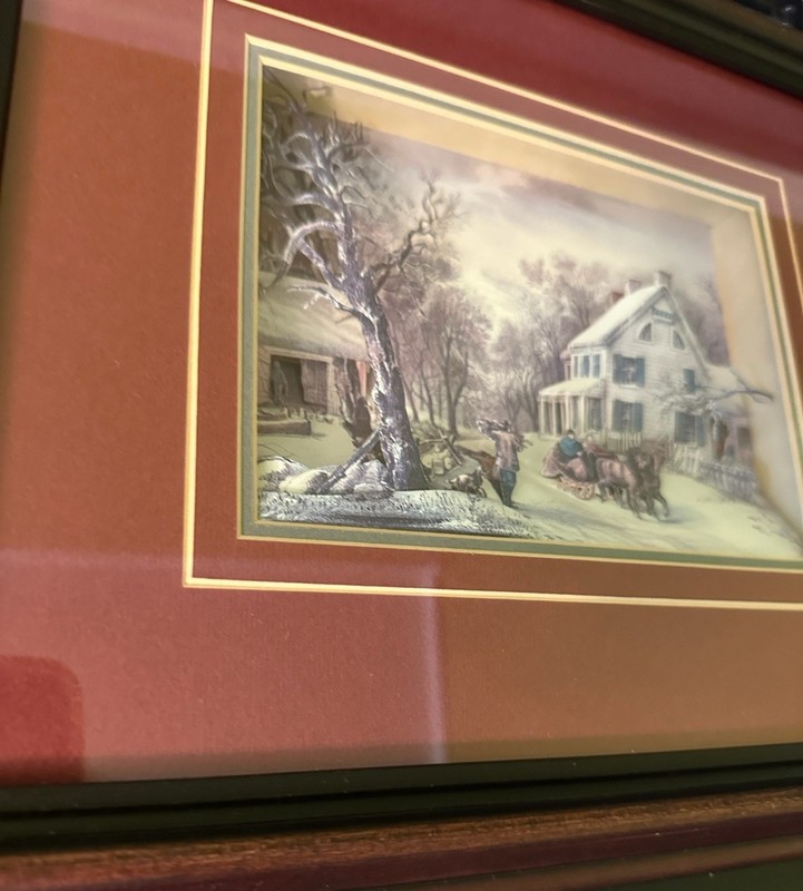 Handcut Paper Tole Victorian 3D Shadow Box Deep Frame Set Of 3 Glass Gallery gallery