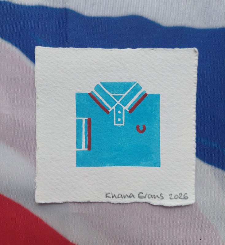 Mini Fred Perry Polo Shirt Lino Prints by Khana Evans – Casuals Skinhead Mods