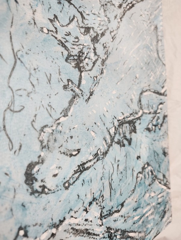 9 inch x 12 inch - Handmade Non-digital PRINT - NO FRAME By A. Avila gallery