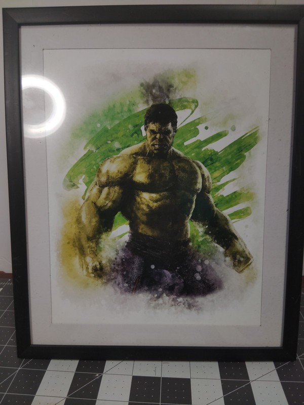 DC & Marvel Superhero's Watercolor Prints - Set of 9 Photos In Frames (9”-11”) gallery