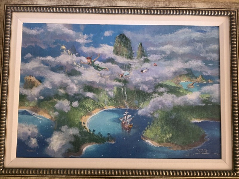 James Coleman Signed Numbered Framed Giclée Canvas First Look At Neverland 2005 gallery