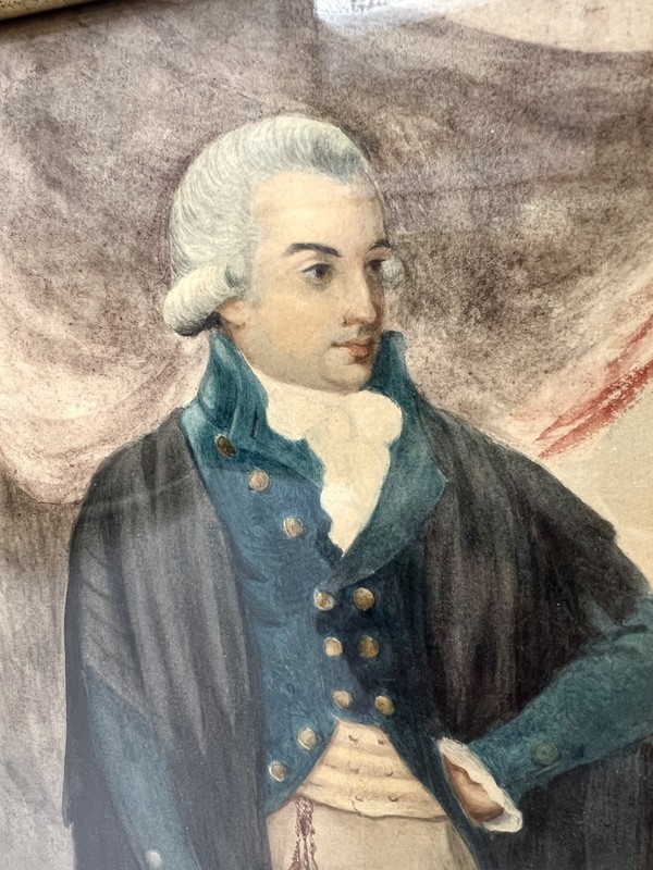 Late 18th or Early 19th Century Pastel Portrait of John Henry Burges gallery