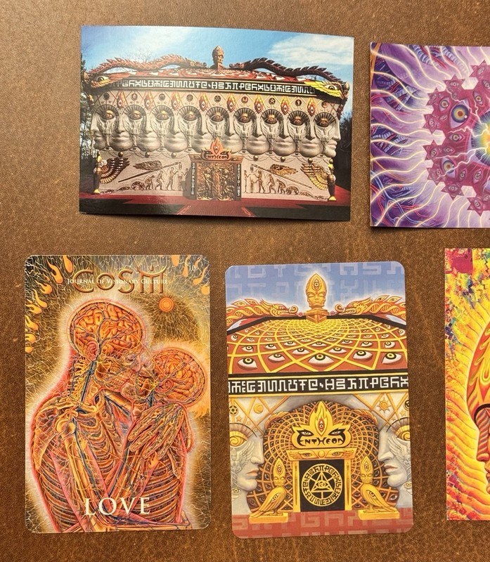 Alex Grey Art Handbill Print Set Psychedelic Poster Vision Crystal Tool Band Art gallery