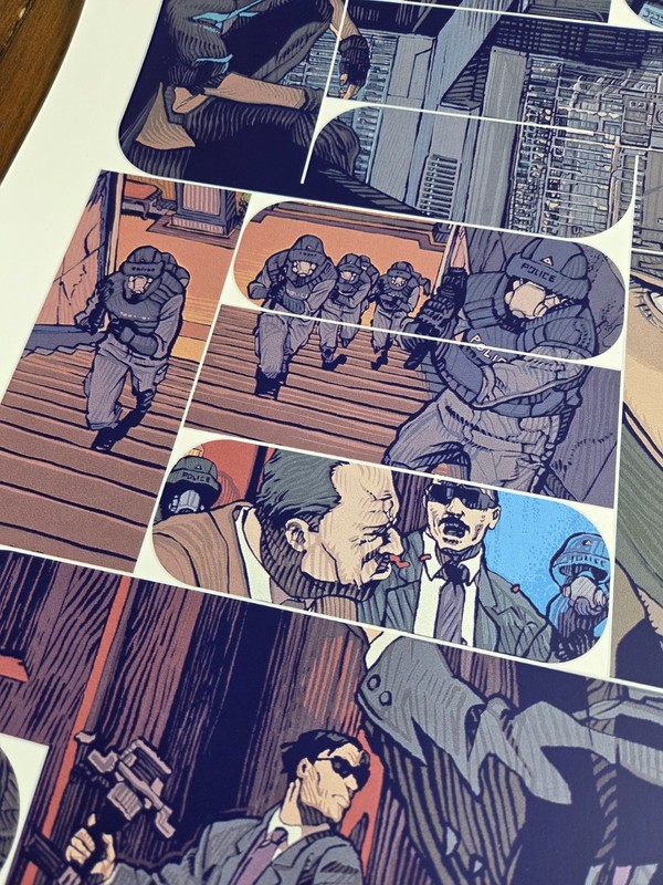 Ghost in the Shell SCREENPRINT by Krzysztof Domaradzki Ltd Edition x/125 Reg gallery