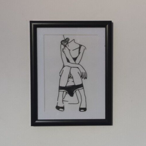 Girly Collection – 3d Printed Wall Art – Framed Modern Art Work – 3 Piece Set