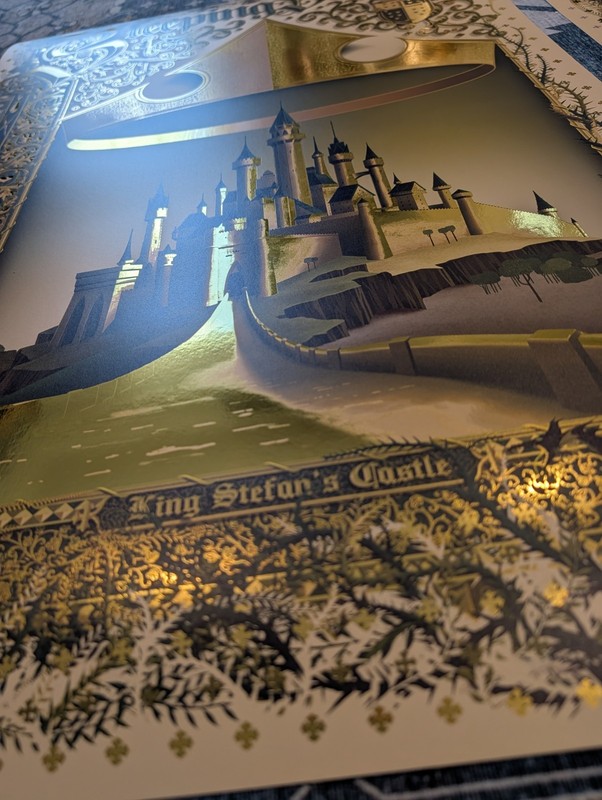 Sleeping Beauty Dan Harmon Gold Foil Bottleneck Gallery King Stefans CastlePrint gallery