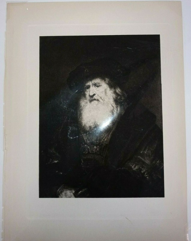Rembrandt «Old Man with a White Beard» 1907 Photogravure – Unframed