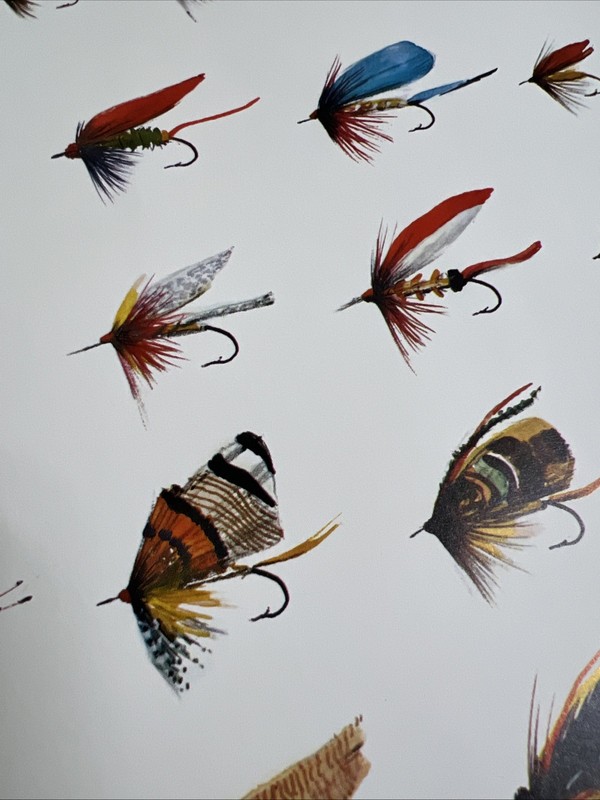 Vintage Austin Hogan 1967 fly fishing print united flytyers association 8.5”x11 gallery