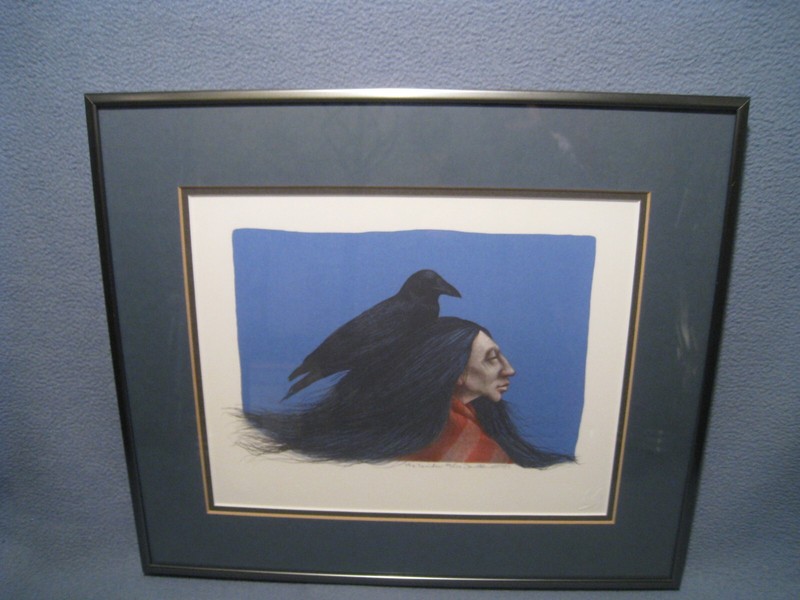 1984 Framed Frank Howell "The Teacher" Lithograph Hand Signed with COA. 99/150 gallery
