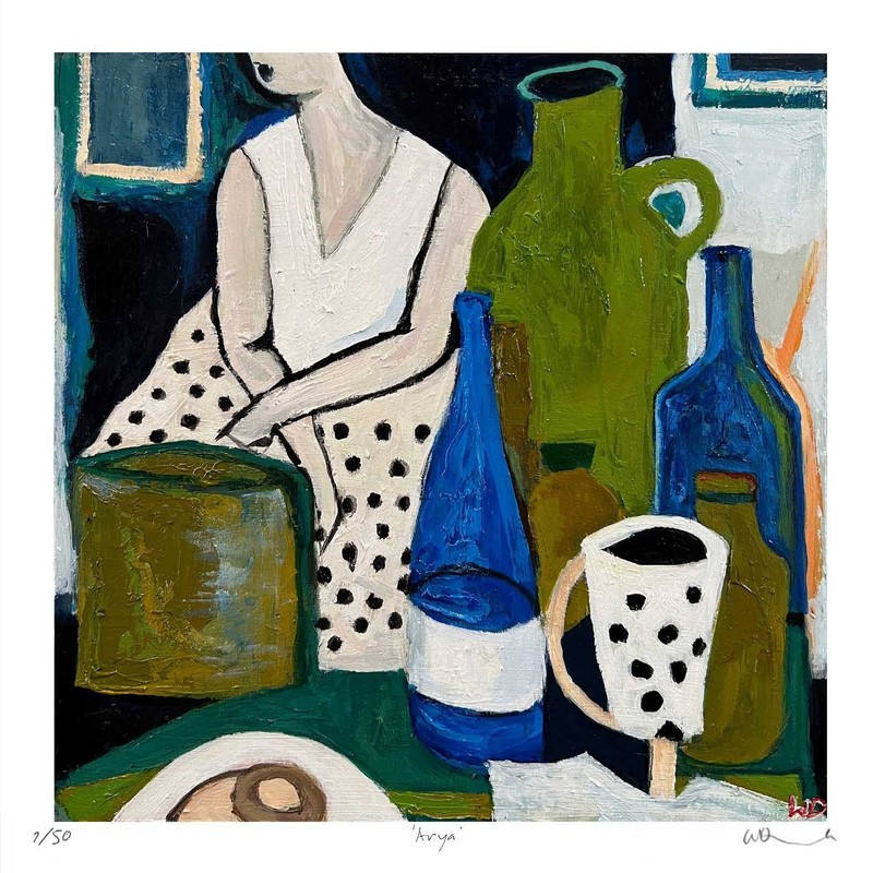 'Arya' Fine Art Giclée Print Framed Signed Portrait Painting Still Life Landscap gallery