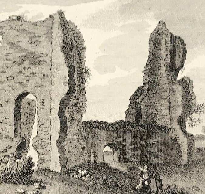 Hampshire Bodiam Castle 1795 Original engraved View on hand laid paper gallery