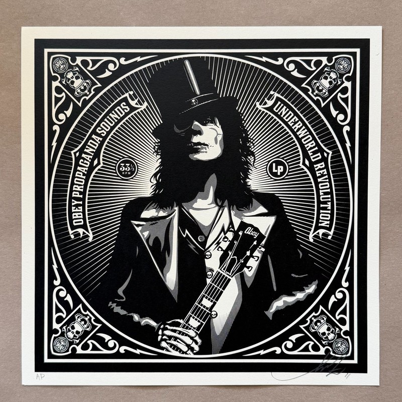 Shepard Fairey Underworld Revolution Signed AP Art Print Poster Obey Giant Rare