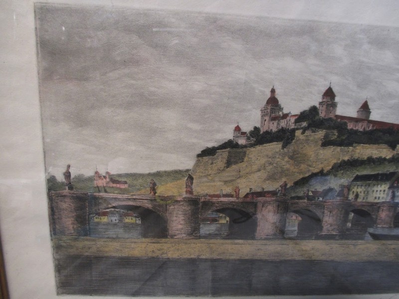 Antique Hangman's Bridge Nuremberg Germany Painting | Please See Signature gallery
