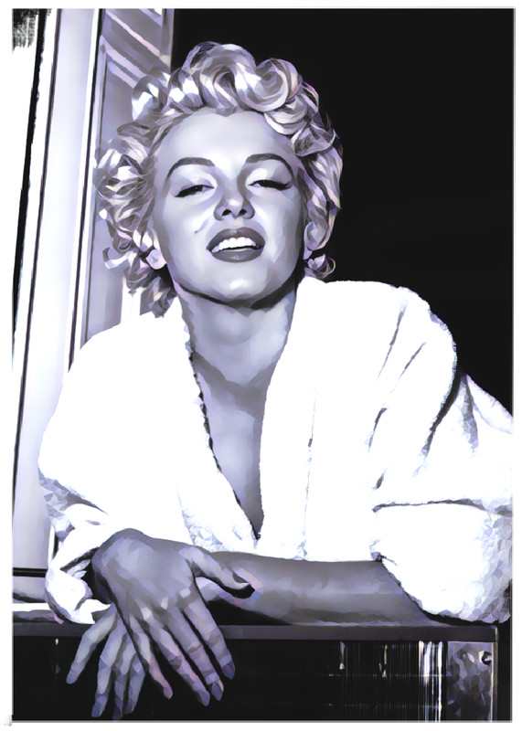 MARILYN MONROE * Fun Novelty * CELEBRITY * Illustrated Art Card * ATC ACEO