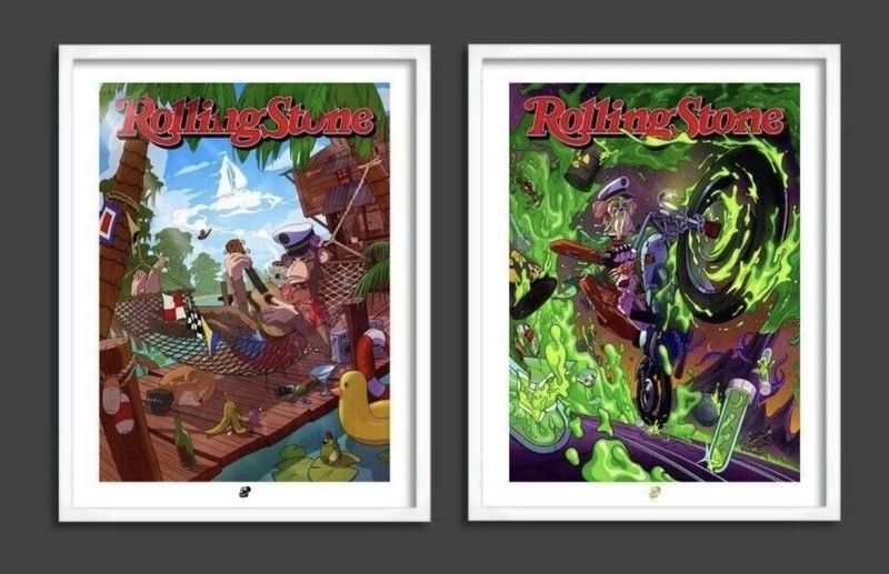 Rolling Stone x Bored Ape Yacht Club + Mutant Ape Collector’s Edition Print SET