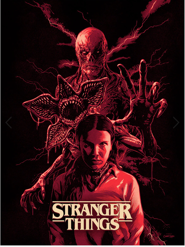 Strange Things Movie Film Eleven 11 Poster Giclee Print Art 18×24 Mondo Equiv