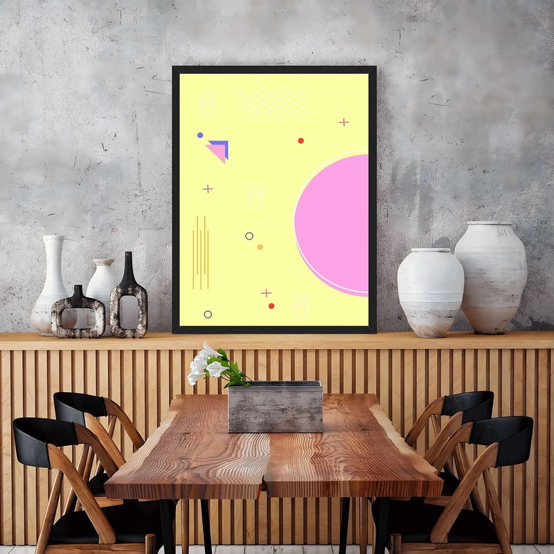 Geometric Abstract Shapes Wall Art Canvas Oil Paintings Reproduction gallery