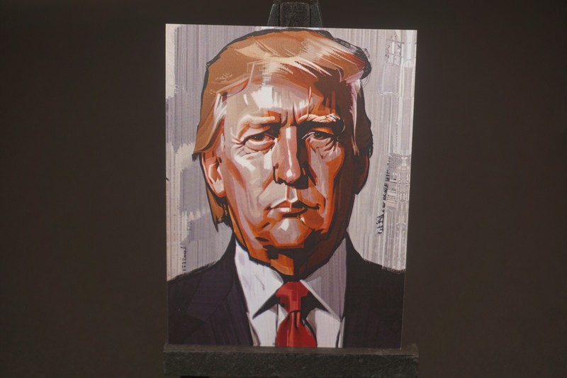 Donald Trump: Signed, Numbered, Limited Original 1 of 1, ACEO Art PP8