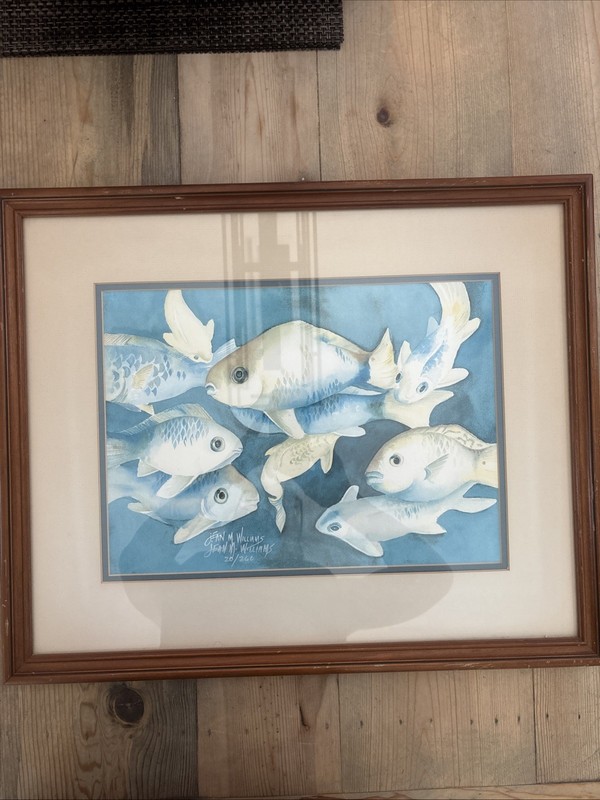 Limited -edition fine art print by artist Jean M. Williams, 20/260, 18X22