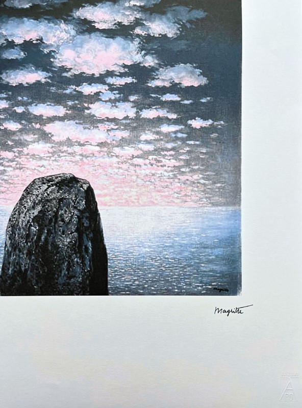 RENÉ MAGRITTE - Le bal masque - signed, numbered edition 62/100, 50x70cm gallery