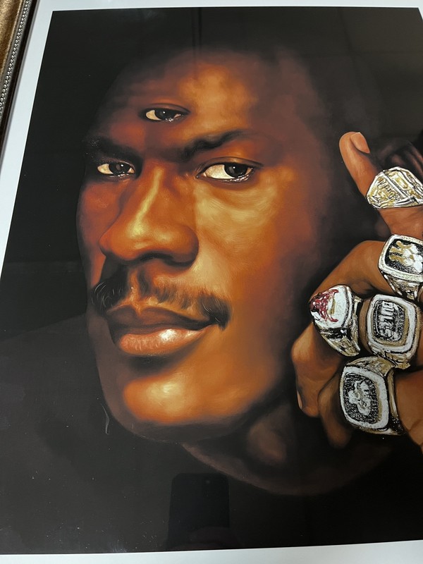 Westside Gunn x Isaac Pelayo “WWVD” Michael Jordan Artwork - # / 187 - UNFRAMED gallery
